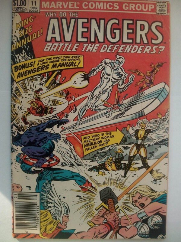 Komiks Avengers King Size Annual 11 1982