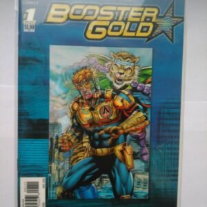 Komiks Booster Gold 1 3D Cover NOV 2014
