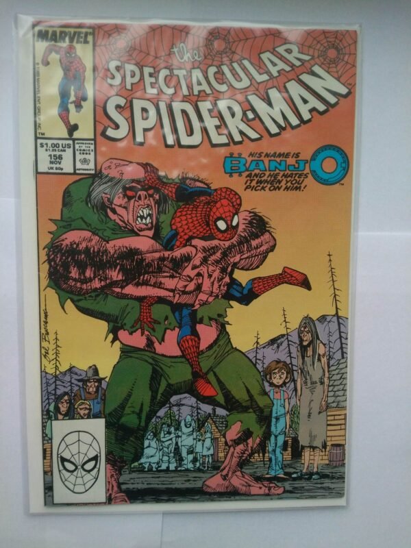Komiks Spectacular Spiderman 156 Nov 1989 Banjo