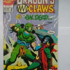 Komiks Dragons Claws 2 Aug 1988 + Plakat