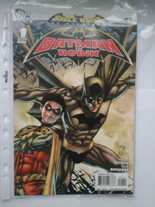 Komiks BATMAN AND ROBIN 1 Bruce Wayne - The Road Home 2010