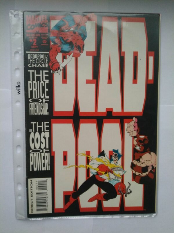 Komiks Deadpool Circle Chase 2 1993 1st Solo Deadpool