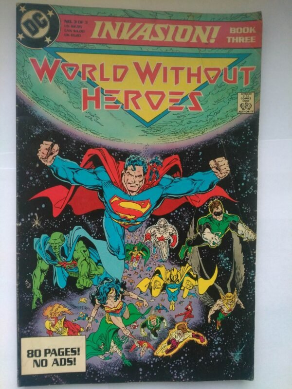 Komiks Invasion World Without Heroes Book 3 1988