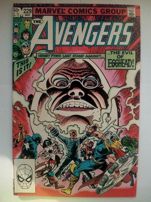 Komiks Avengers 229 March 1982