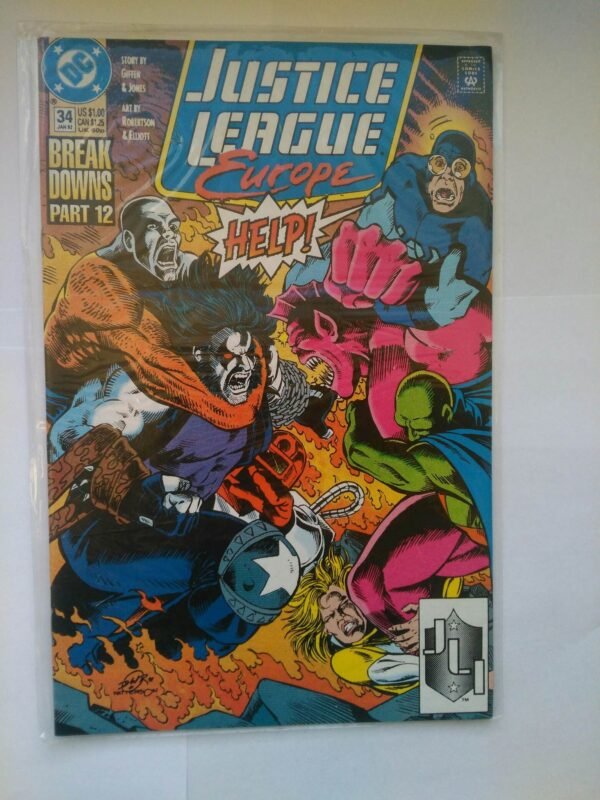 3658.jpg Komiks Justice League Europe 34 January 1992