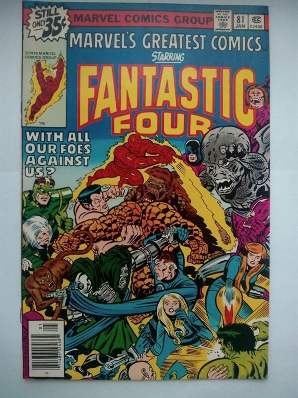 Komiks Marvels Greatest Comics 81 January 1979