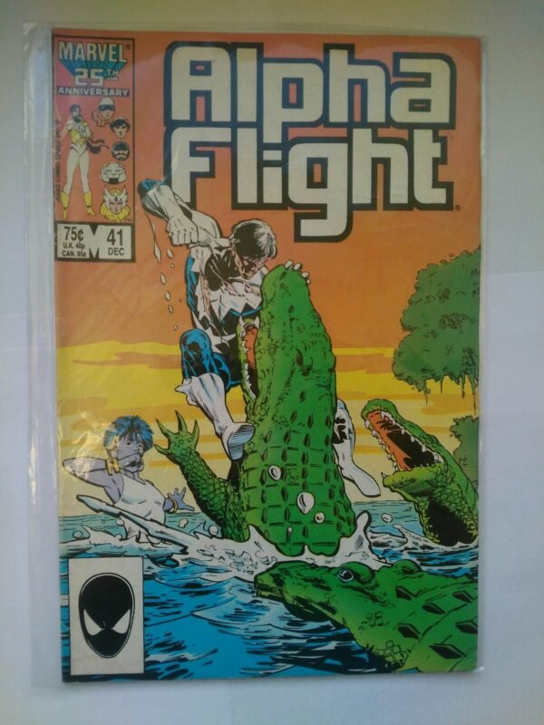 Komiks Alpha Flight 41 Dec 1986 1st App Purple Girl