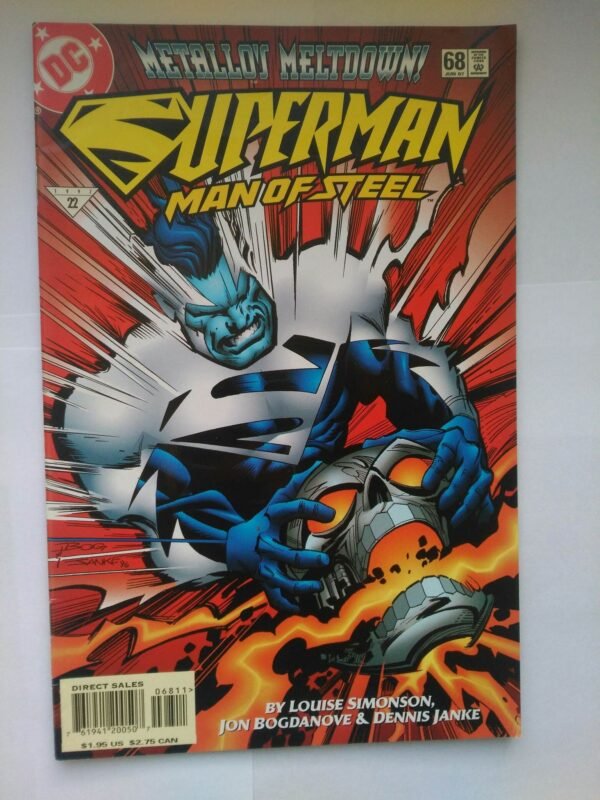 Komiks Superman The Man of Steel 68 June 1997