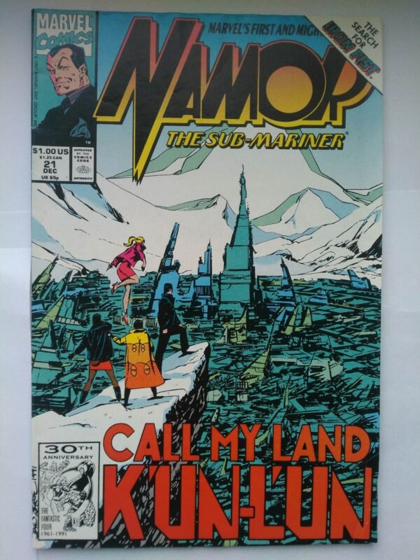 Komiks Namor The Sub-Mariner 21 Dec 1991