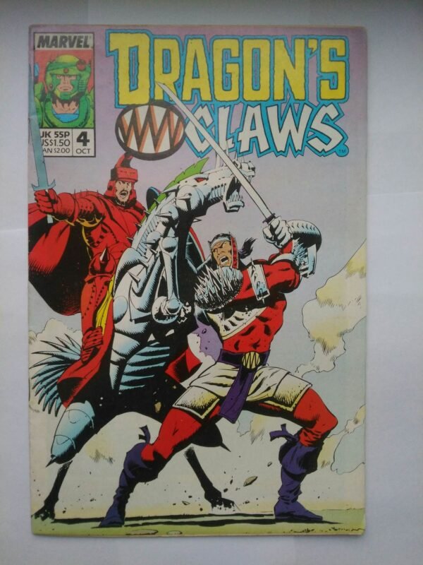3707.jpg Komiks Dragons Claws 4 Oct 1988 UK