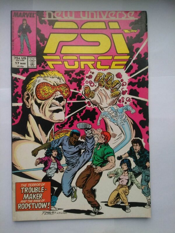 Komiks PSI-FORCE 17 March 1988