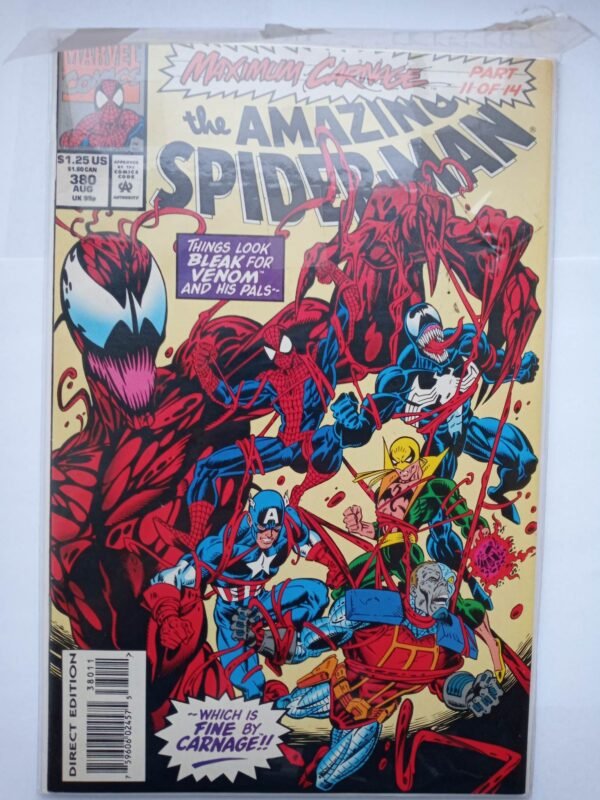 Komiks Amazing Spiderman 380 August 1993