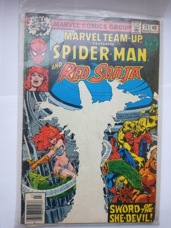 Komiks Marvel Team Up 79 March 1979 Mary Jane as Red Sonja