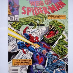 Komiks Web of Spiderman 110 March 1994 TEST