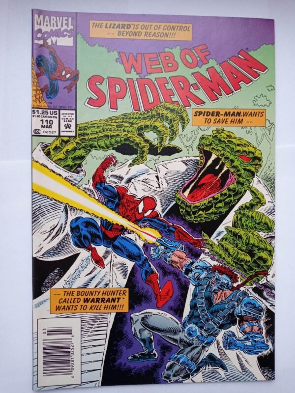 3729.jpg Komiks Web of Spiderman 110 March 1994 TEST