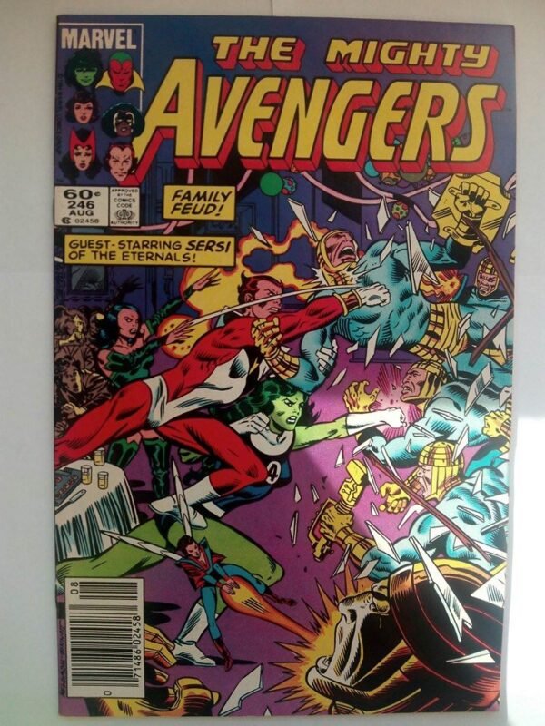 Komiks the Mighty Avengers 246 August 1984