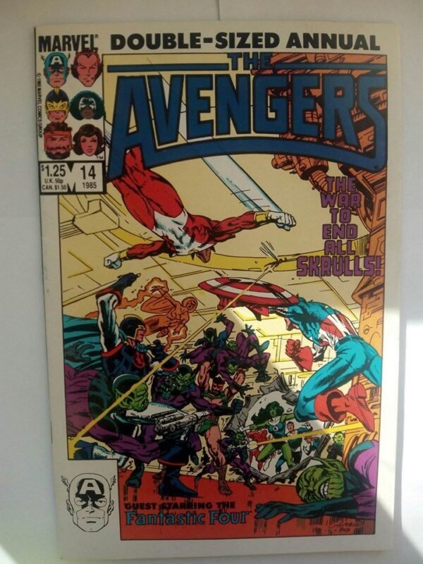 387.jpg Komiks Avengers Double Sized Annual 14 1985