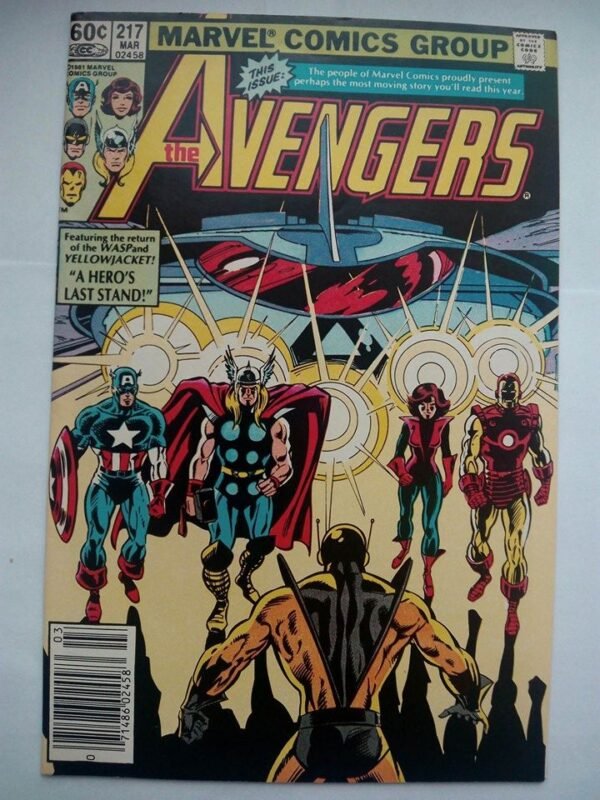 Komiks Avengers 217 March 1982