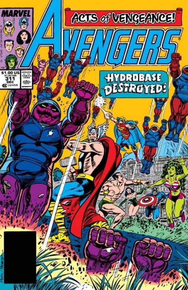 Komiks Avengers 311 December 1988