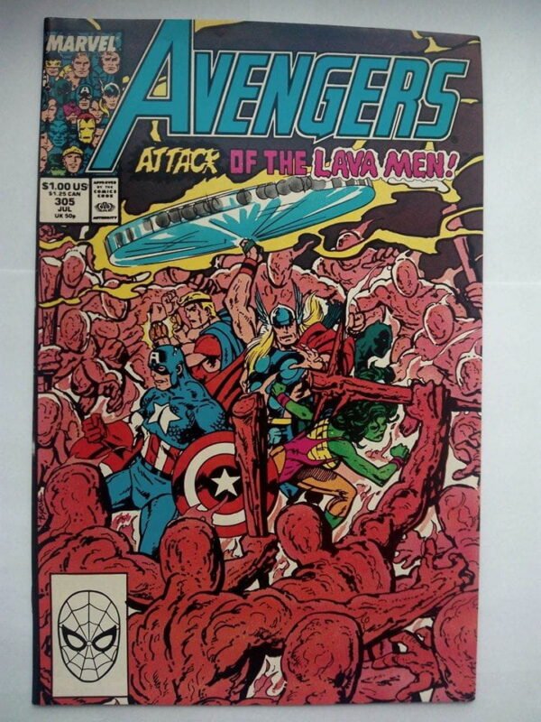 Komiks Avengers 305 July 1989