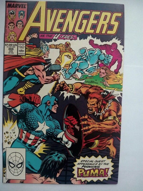 Komiks Avengers 304 June 1989