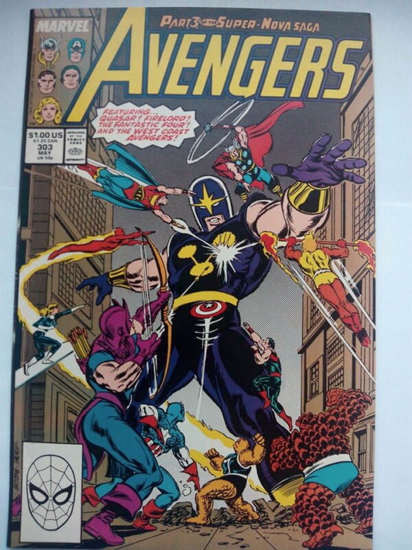 473.jpg 3 x Avengers 301-303 Super Nova Saga 1989