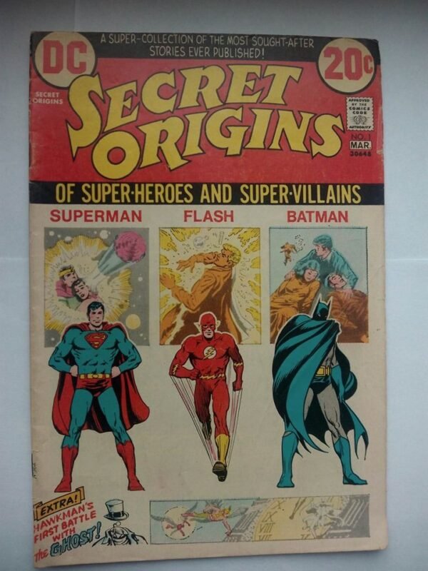 Komiks Secret Origins of Super Heroes and Super Villains 1 1973