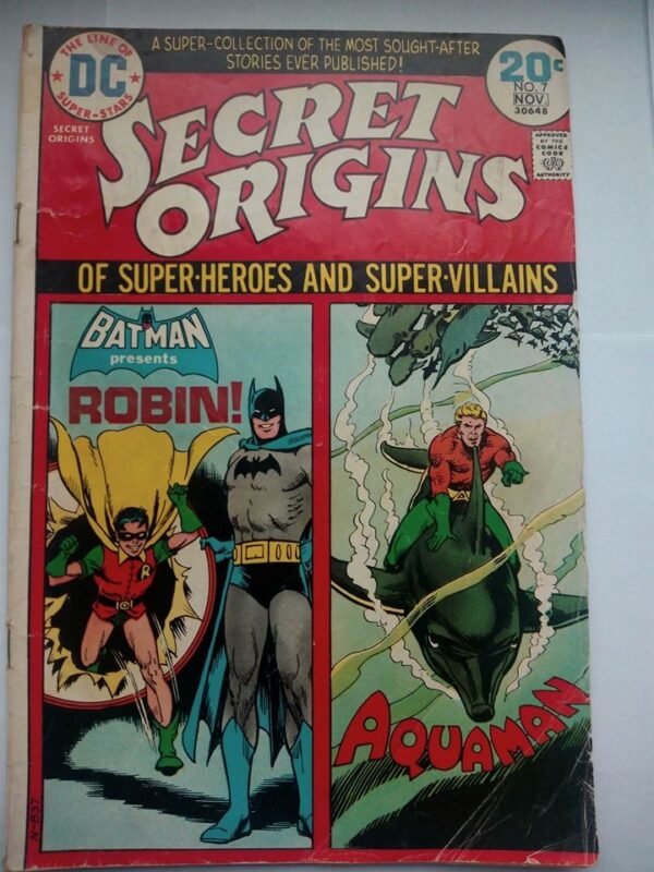 Komiks Secret Origins 7 November 1974