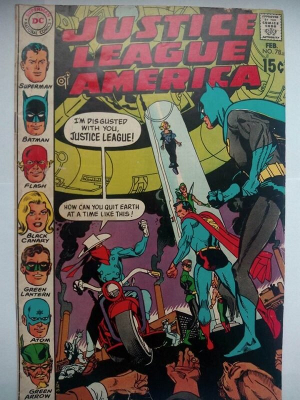 Komiks Justice League of America 78 February 1970