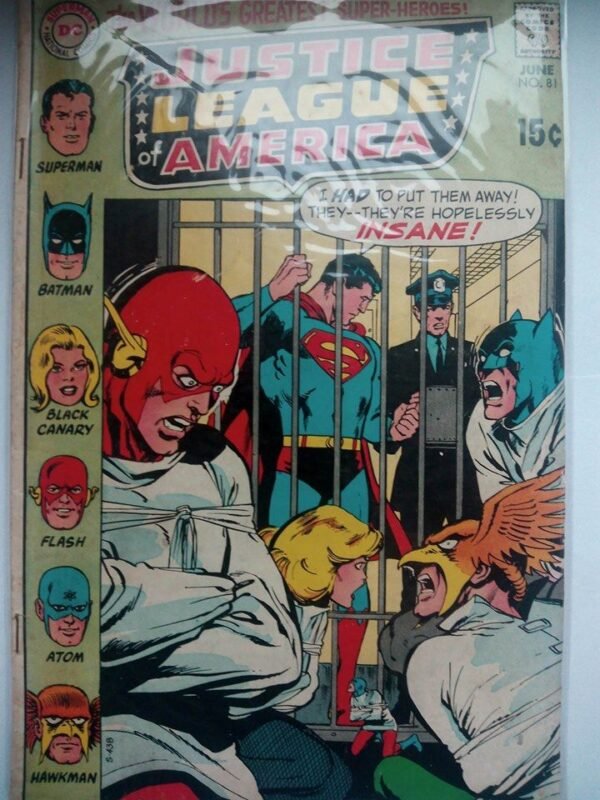 Komiks Justice League of America 81 June 1970