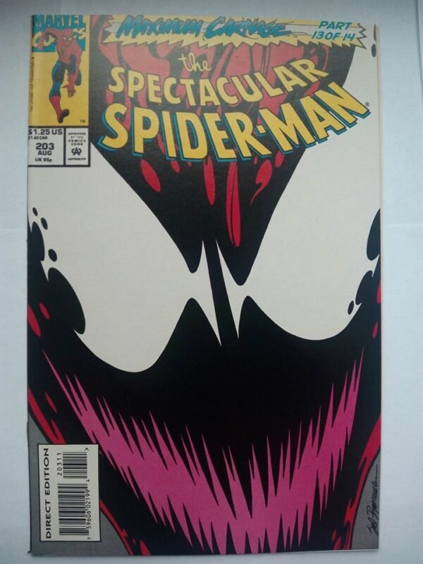 Komiks Spectacular Spiderman 203 August 1993