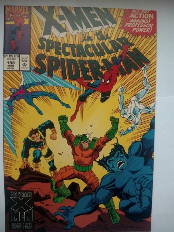 Komiks Spectacular Spiderman X-Men 198 March 1993