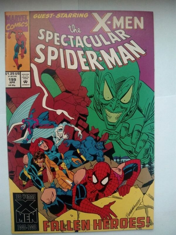 Komiks Spectacular Spiderman X-Men 199 April 1993