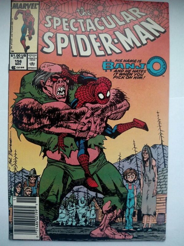 Komiks Spectacular Spiderman 156 November 1989