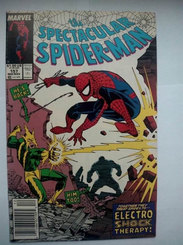 Komiks Spectacular Spiderman 157 November 1989