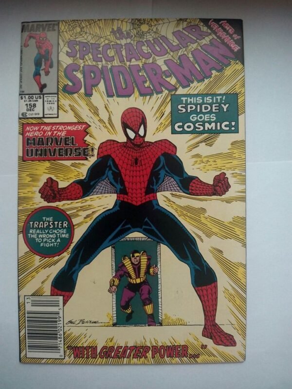 Komiks Spectacular Spiderman 158 December 1989