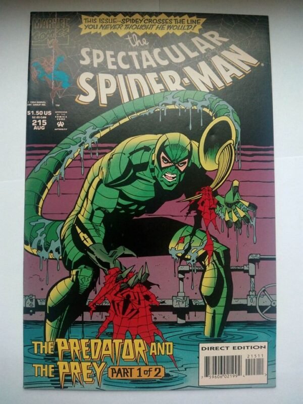 Komiks Spectacular Spiderman 215 August 1994