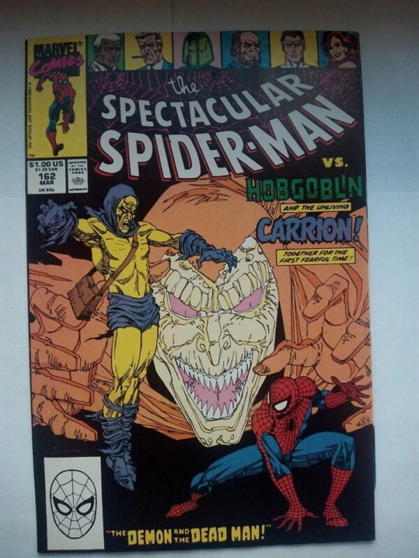 Komiks Spectacular Spiderman 162 March 1990