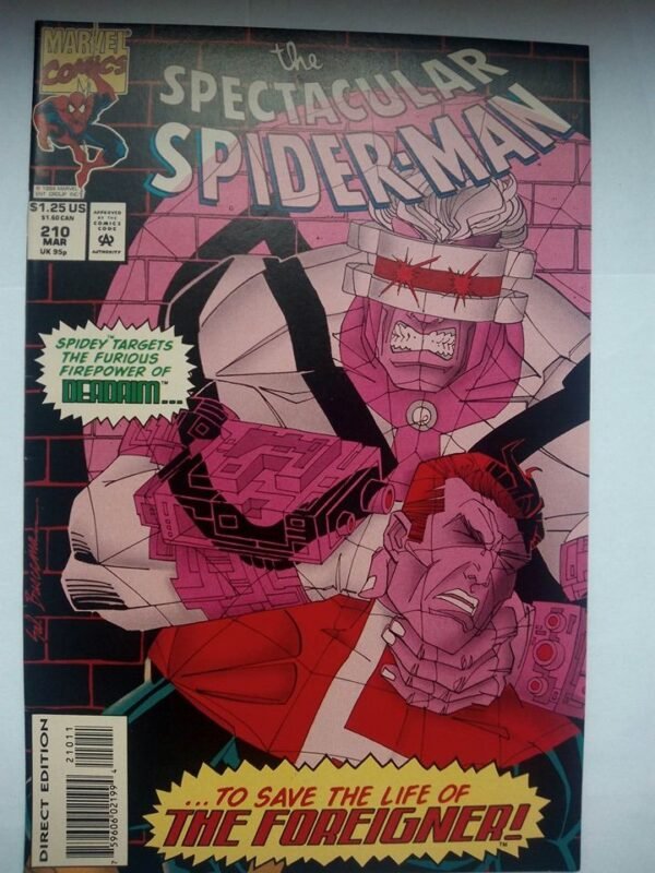 Komiks Spectacular Spiderman 210 March 1994