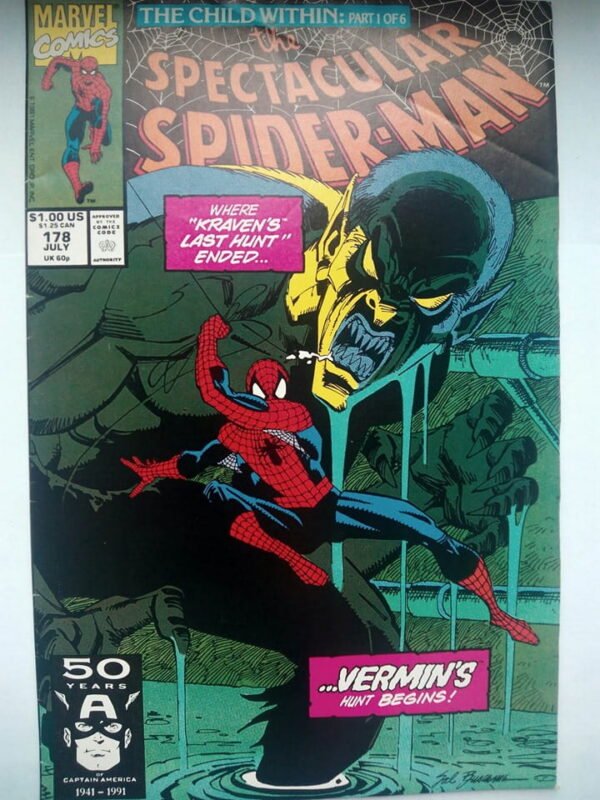 Komiks Spectacular Spiderman 178 July 1991