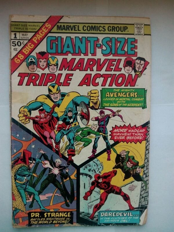 Komiks Marvel Triple Action Giant Size 1 1975