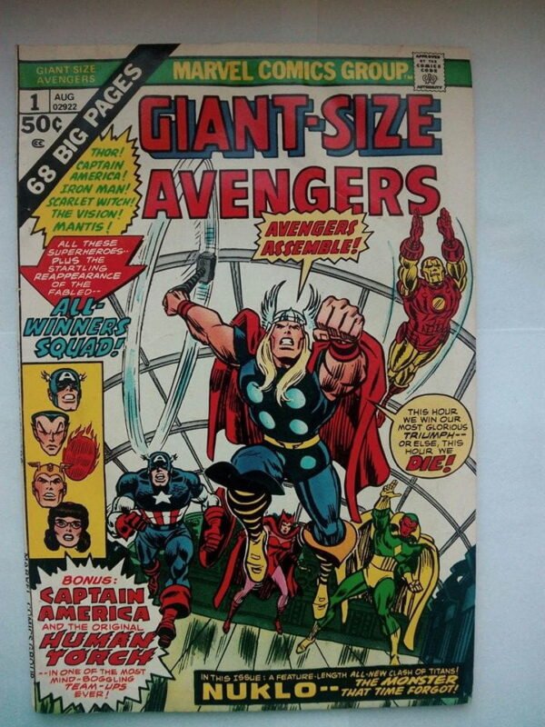 Komiks Avengers Giant-Size Avengers 1 1974