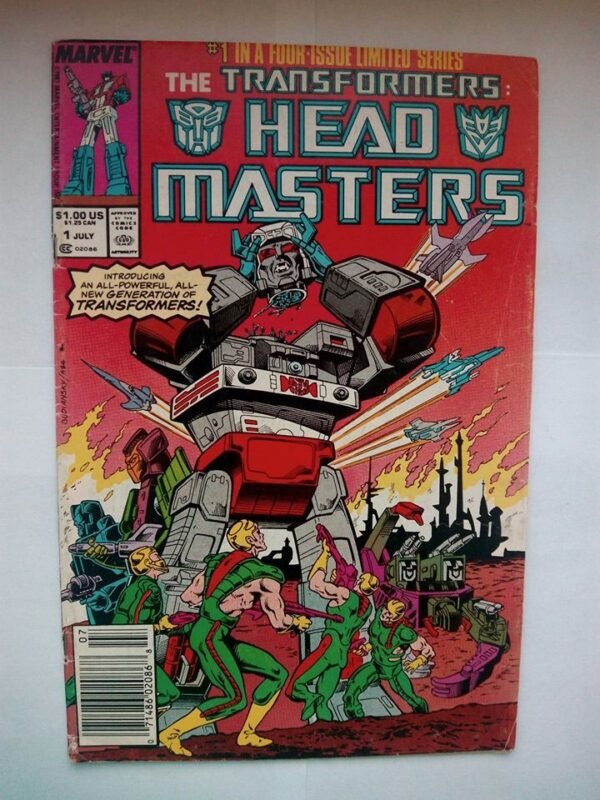 636.jpg Komiks Transformers Head Masters 1 July 1987