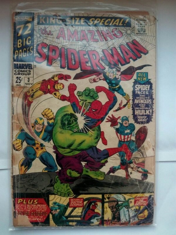 Komiks Amazing Spiderman King Size Special 3 Nov 1966