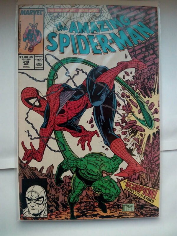 Komiks Amazing Spiderman 318 August 1989