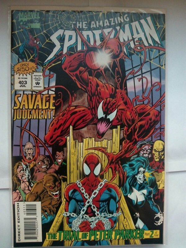 Komiks Amazing Spiderman 403 July 1995