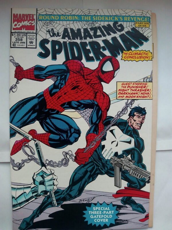 Komiks Amazing Spiderman 358 January 1991