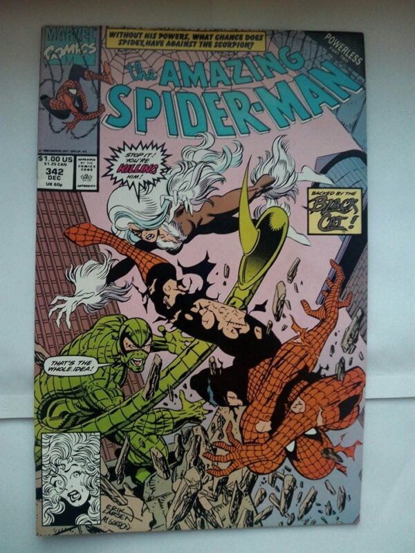 Komiks Amazing Spiderman 342 December 1990