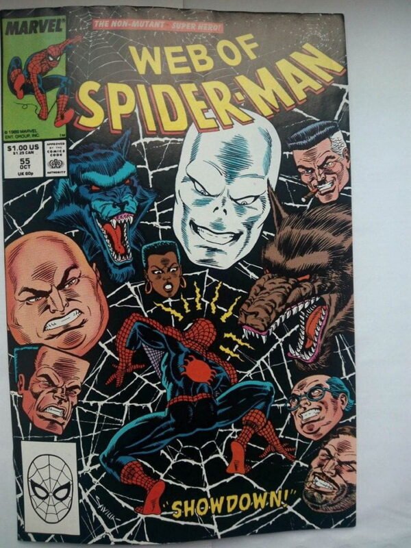 Komiks Web of Spiderman 55 October 1989