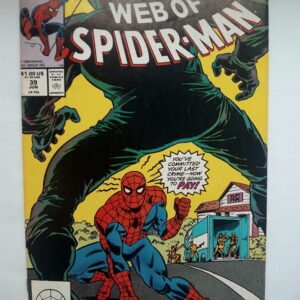 Komiks Web of Spiderman 39 June 1988